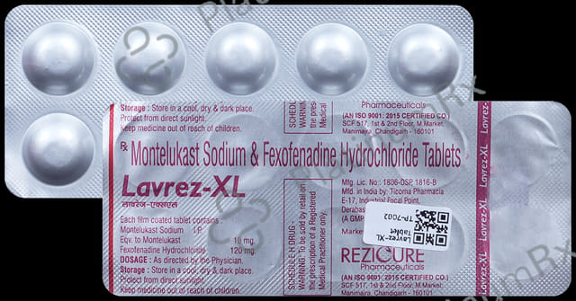 Lavrez XL 120/10mg Tablet 10s