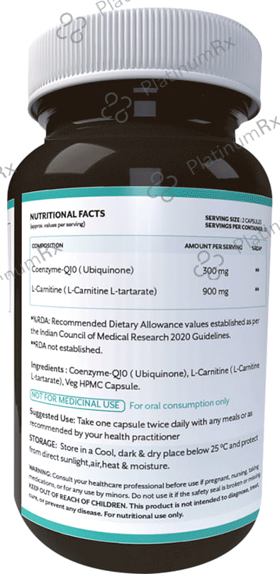 iThrive Essentials Co-Q10 with L-Carnitine Capsule
