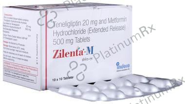Zilenta M 500/20mg Tablet ER 10s