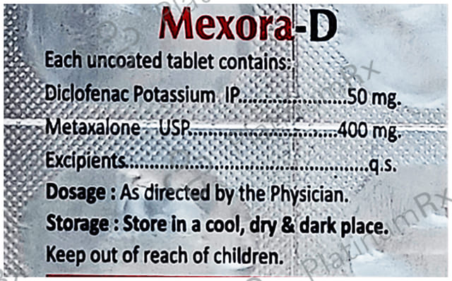 Mexora D 50/400mg Tablet 10s