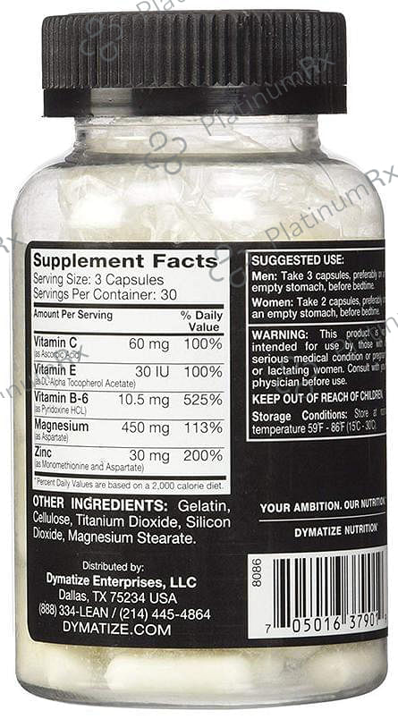 Dymatize Nutrition Z Force Capsule