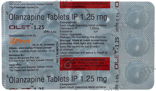 Olet 1.25mg Tablet 15s