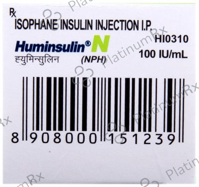 Huminsulin NPH (100 IU/ml) (1*10ml Vial)