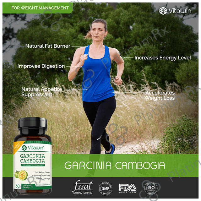 Vitawin Garcinia Cambogia 500mg Vegetarian Capsule