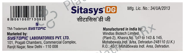Sitasys DG 10/100mg Tablet