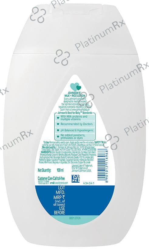 Johnson's Baby Milk + Rice Lotion 100ml
