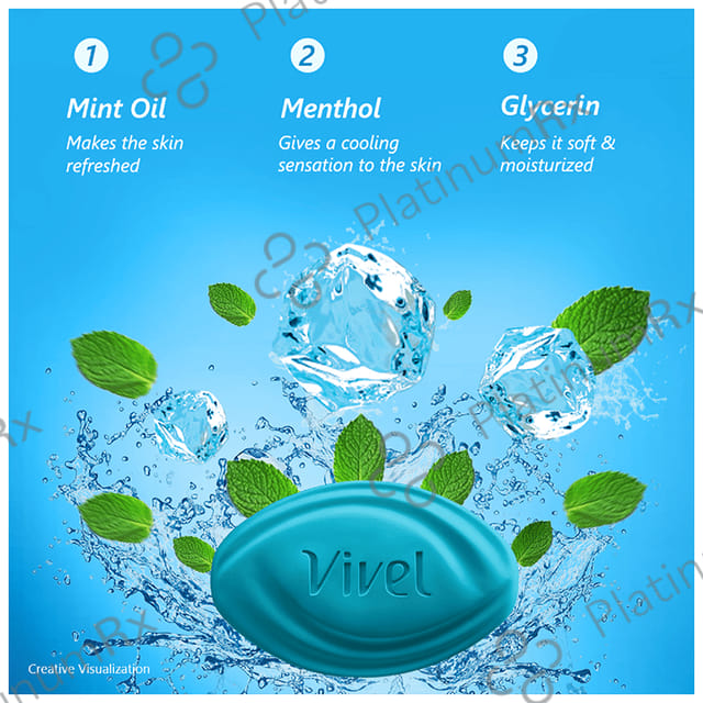 Vivel Cool Mint Soap (150gm Each)
