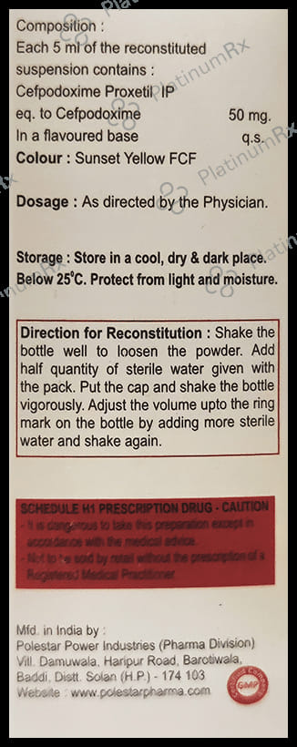 Altopod 50mg Dry Syrup 30ml