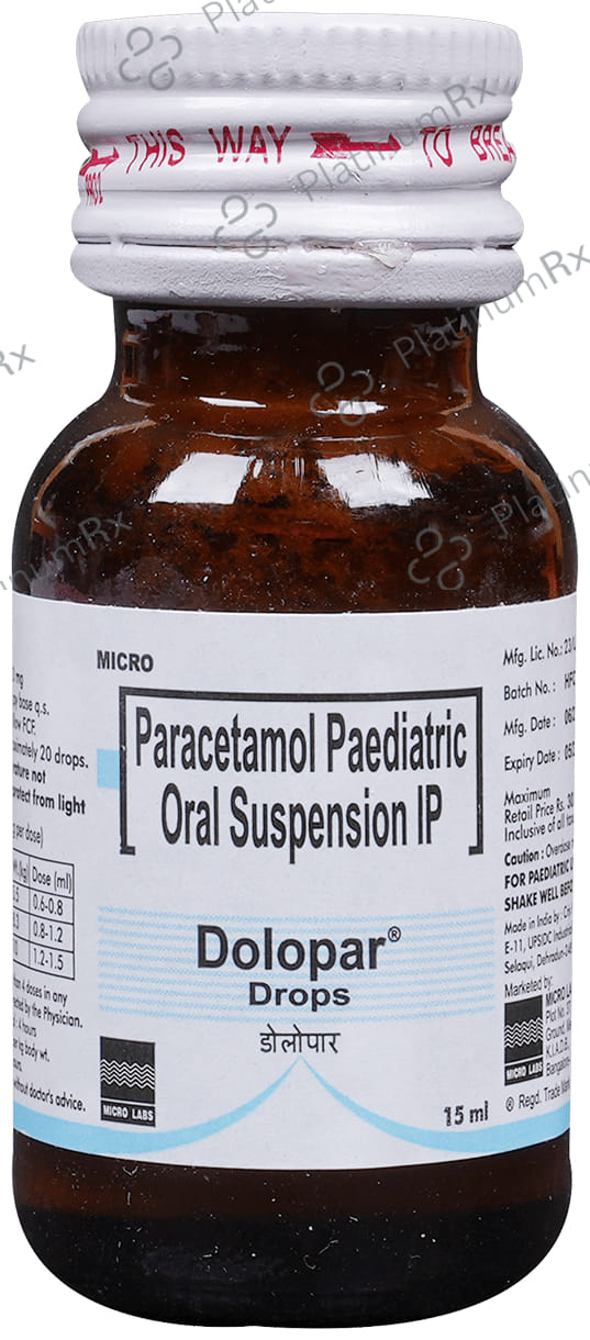 Dolopar 100mg Drops 15ml