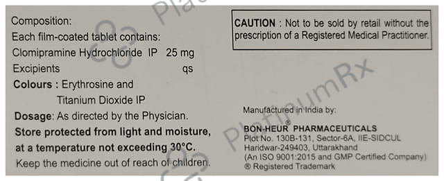 Jclomi 25mg Tablet 10s