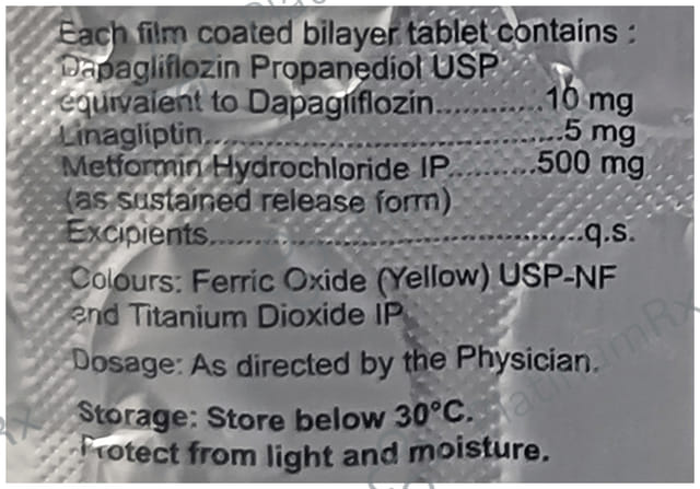 Dapanorm LM 10/5/500mg Tablet 10s