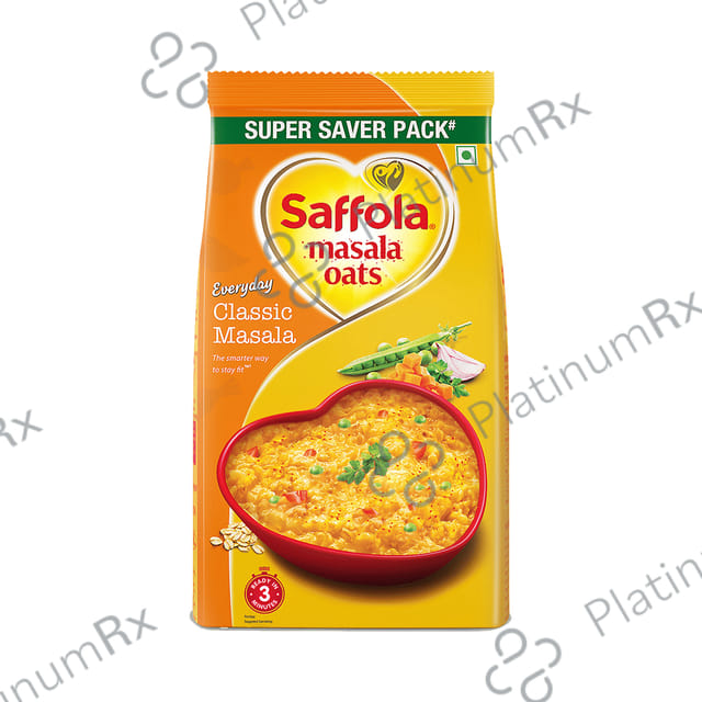 Saffola Masala Oats with High Fibre & Protein - Flavour Classic Masala