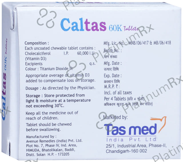 Caltas D3 60K Tablet 4s