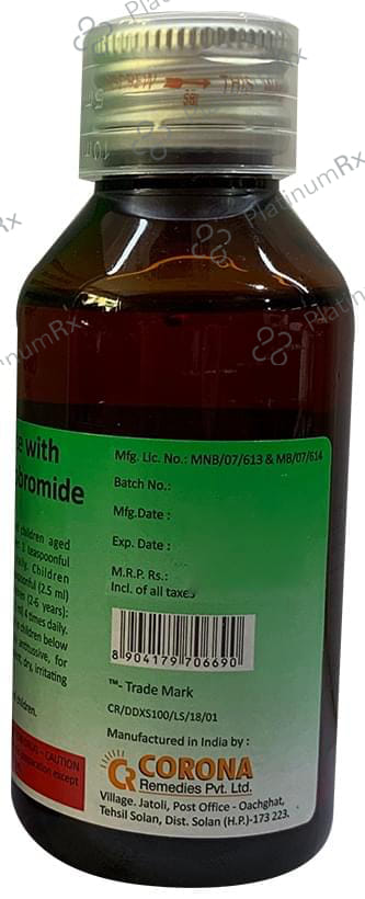 Dilo DX 4/10mg Syrup 100ml