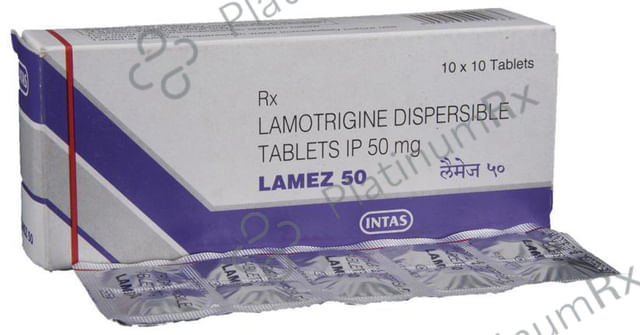 Lamez 50mg Tablet DT 10s