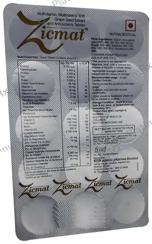 Zicmat Tablet