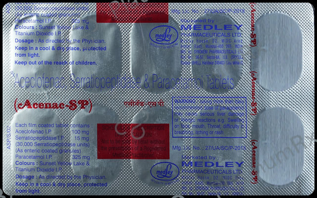 Acenac SP Tablet 10s