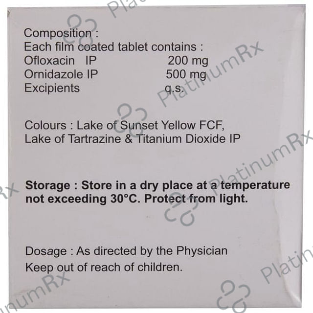 Zenflox OZ 200/500mg Tablet 10s