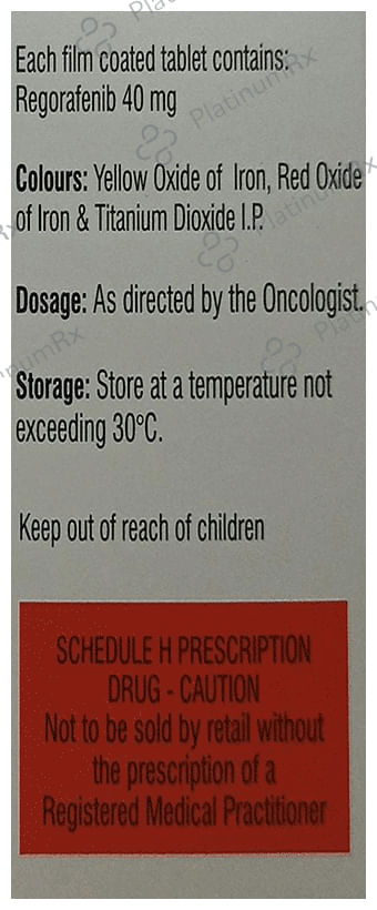 Regonat 40mg Tablet 28s