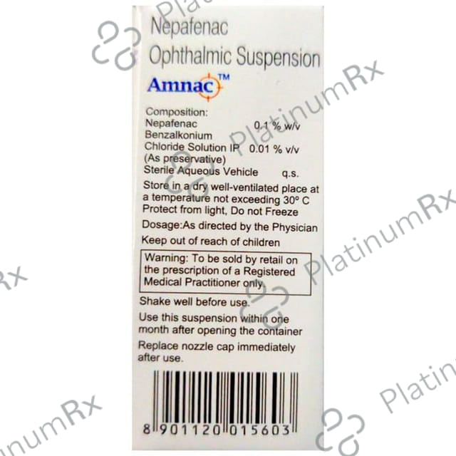 Amnac Opthalmic Suspension 5ml