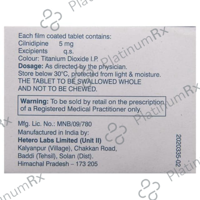 Rancil 5mg Tablet 10s