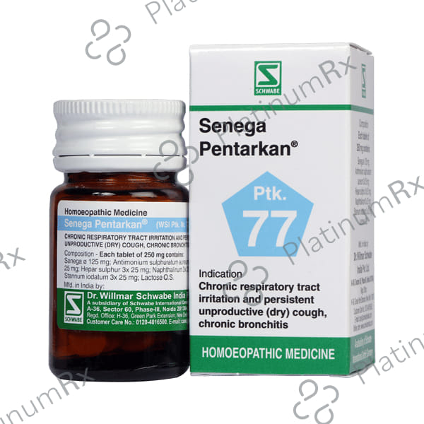 Dr Willmar Schwabe India Senega Pentarkan Tablet