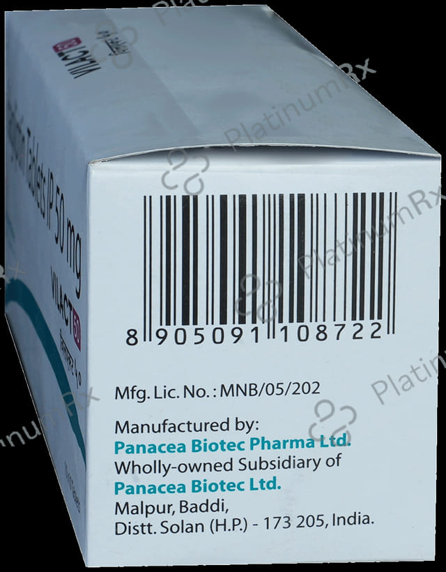Vilact 50mg Tablet 10s