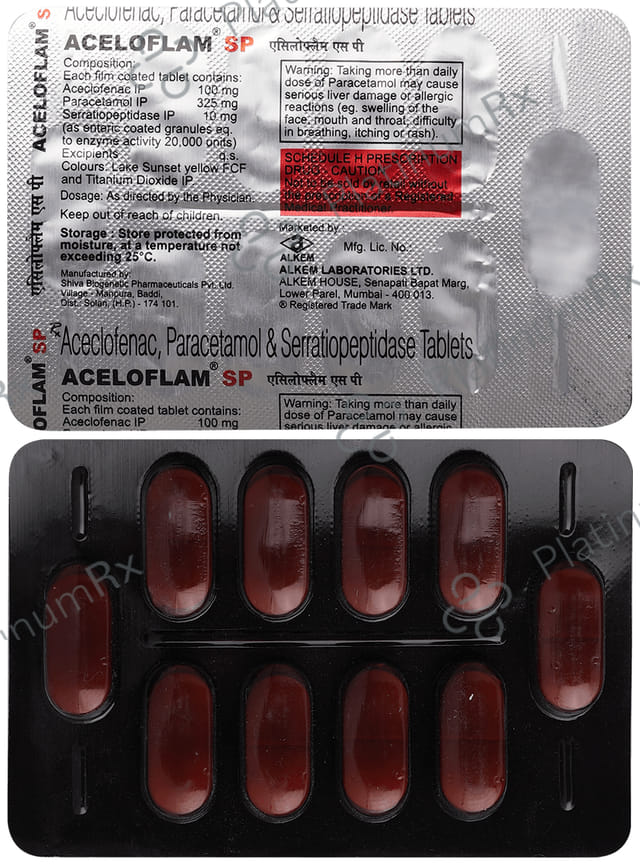 Aceloflam SP Tablet 10s
