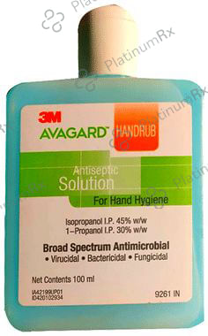 3M Avagard Handrub Hand Sanitizer Antiseptic Solution 100 ml