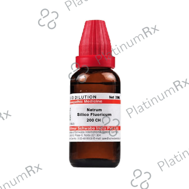 Dr Willmar Schwabe India Natrum Silico Fluoricum Dilution 200 CH