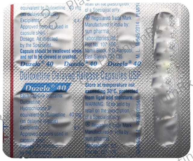 Duzela 40mg Capsule DR 10s