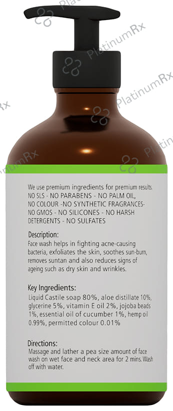 Natuur Aloe Vera & Cucumber Face Wash