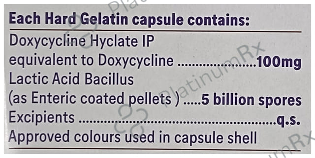 Doxt SL 100mg/5B Capsule 15s