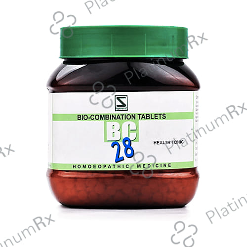 Dr Willmar Schwabe India Bio-Combination 28 (BC 28) Tablet 550 gm