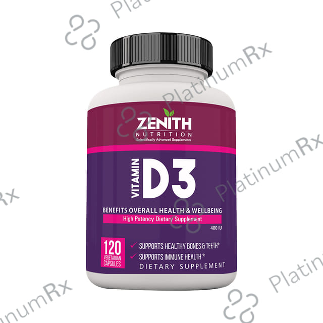 Zenith Nutrition Vitamin D3 Capsule