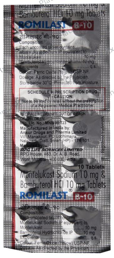Romilast B 10/10mg Tablet 10s