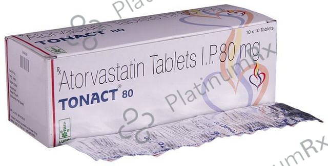 Tonact 80mg Tablet 10s