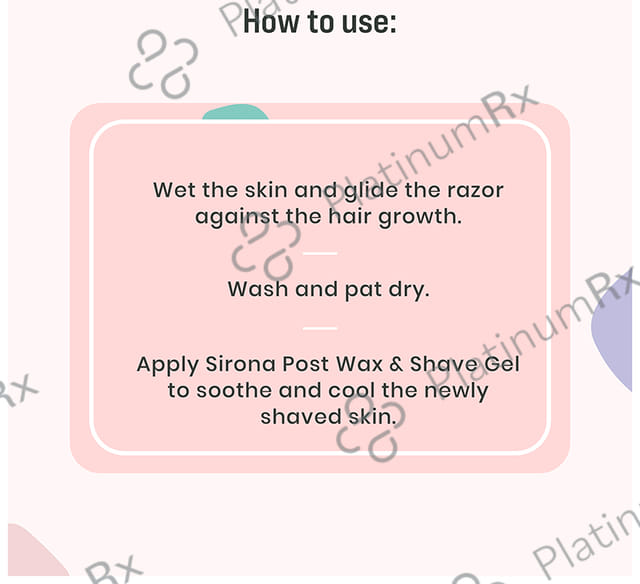 Sirona 4 Blade Cartridge Razor