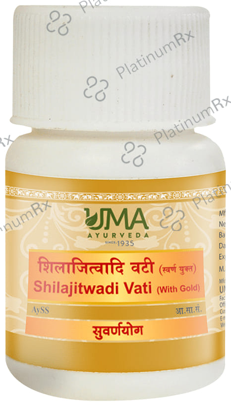 Uma Ayurveda Shilajitwadi Vati (with Gold)