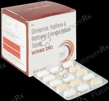 Veribo GM 2 2/500/0.2mg Tablet 15s