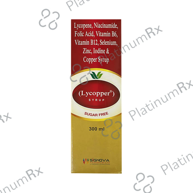 Lycopper Syrup Sugar Free 300ml