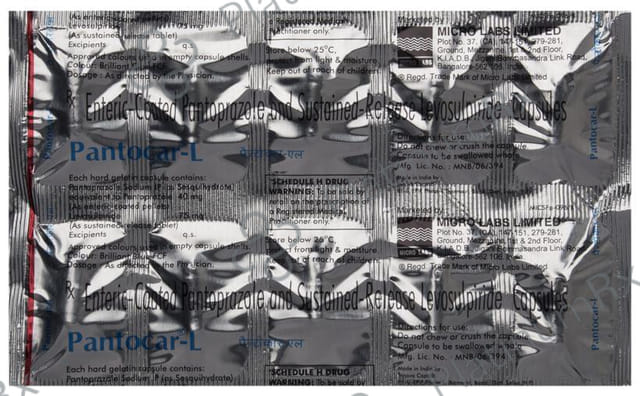 Pantocar L 75/40mg Capsule SR 10s