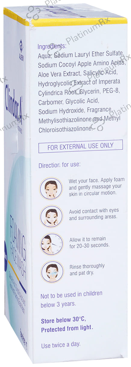 Clindac A Foaming Face Wash 50ml