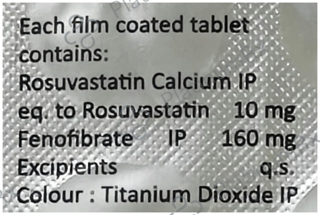 Rosuvid F 160mg/10mg Tablet