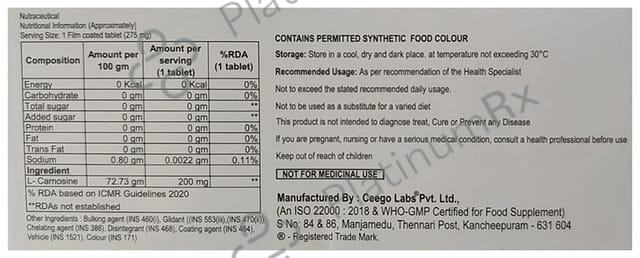 Cognicare Tablet 10s