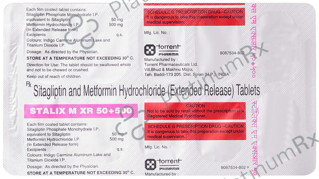 Stalix M XR 50/500mg Tablet 10s