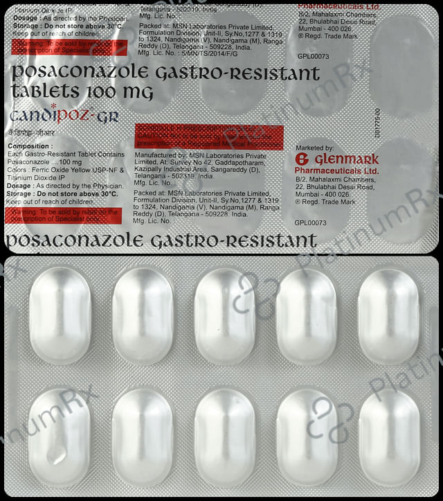 Candipoz GR 100mg Tablet 10s