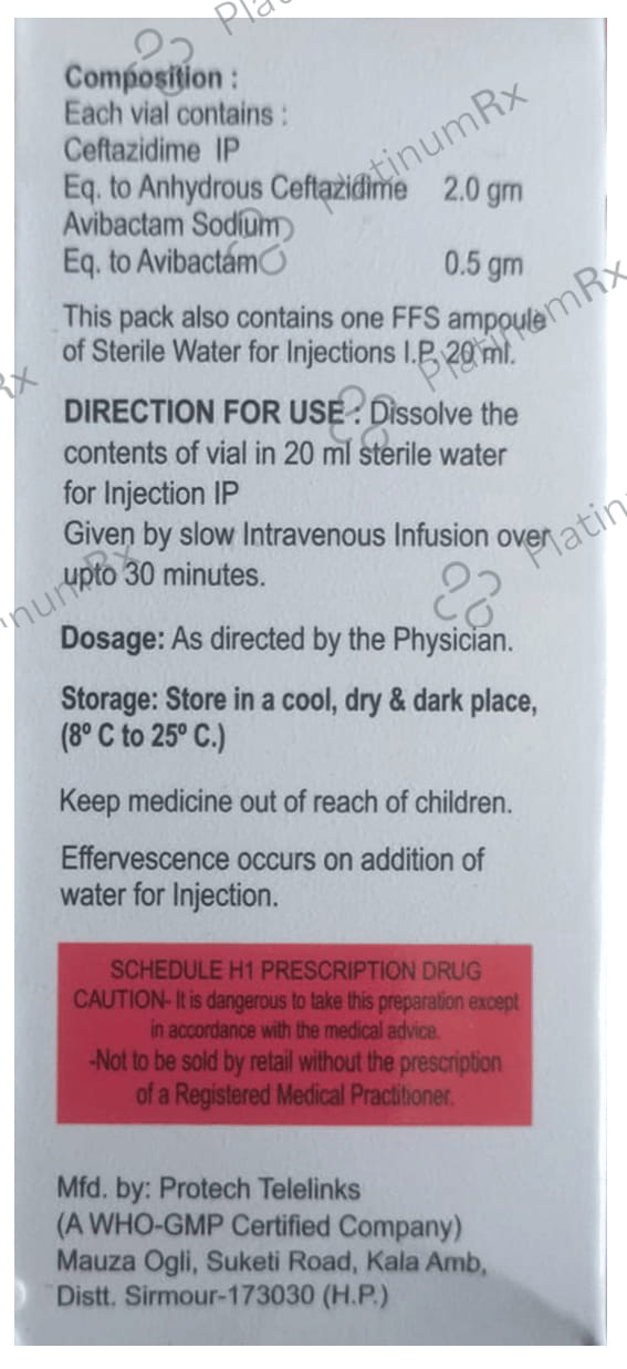Zoecefta 500/2000mg Injection 1s