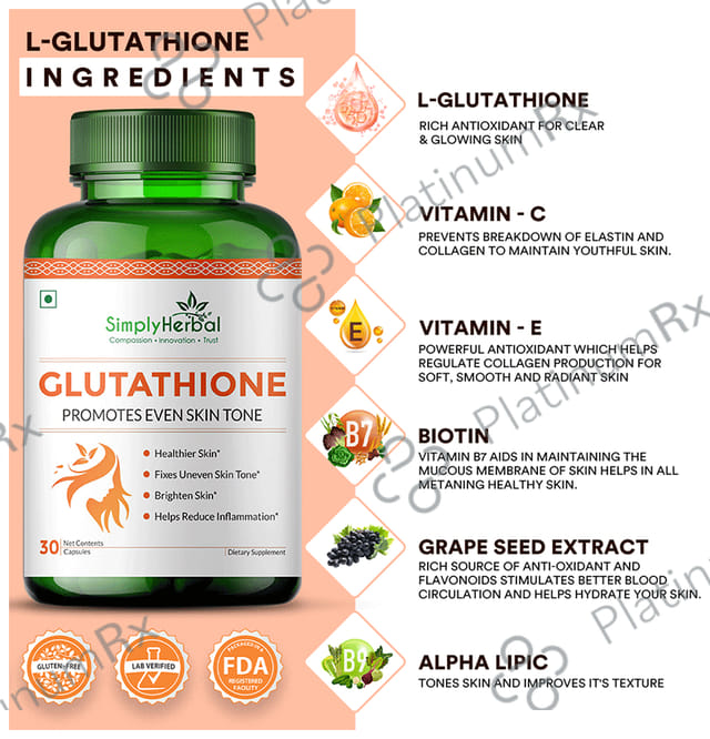 Simply Herbal Glutathione Capsule 30s