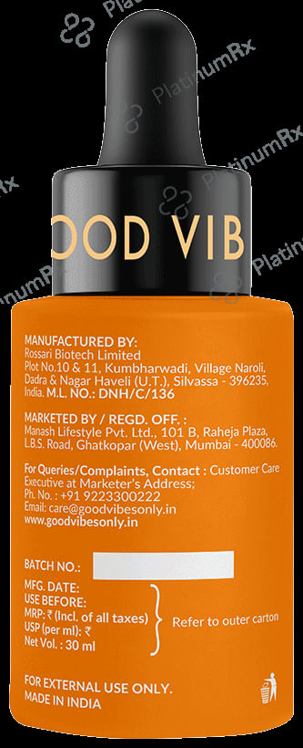 Good Vibes Skin Glow Face Serum Vitamin C & Vitamin B3